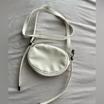 Urban Outfitters ☀️ White Leather Mini Oval Crossbody Bag Photo 5