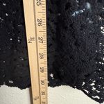 H&M Women Size 8 Black Knit Swimsuit Cover Up See through Skirt Photo 1