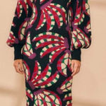 Farm Rio  Banana Dots Knit Sweater Dress Photo 0