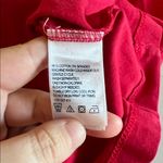 Nautica  VNeck Long Sleeve TShirt Red Size Large Photo 7