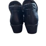 Fly London  Yip Black Ruched Leather Slouchy Wedge Platform Ankle Boots Bootie 40 Photo 4