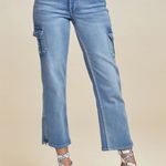 Venus Women’s  Cropped Cargo Jeans Size 10 Photo 0