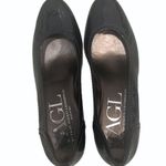 AGL Black Patent Heels Pumps Size 10 Photo 5