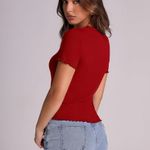 Amazon Ribbed knit tee Photo 3