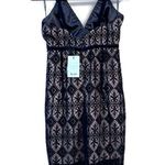 Bardot Evelyn Lace Black Midi Dress NWT Photo 1