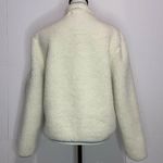 Ivory Ella NWT  Sz Small Full Zip Faux Sherpa Jacket Photo 5