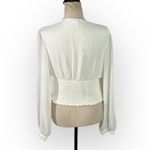 Wilfred Wistful Blouse Women's Large Off White V Photo 4
