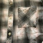 Gap  pink and gray button up Photo 2