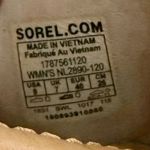Sorel | Leather Sandals Sandal Natural Rose Gold Pink Beige Stretch | Size 9 Photo 5