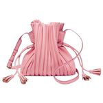 Fossil  Rayna Pleated Drawstring Bubblegum Pink Crossbody Bag Photo 1