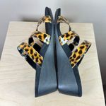 Vionic Women's Park DWYN Slide Tan Leopard Wedge Size 9 Comfort Lightweight Photo 5