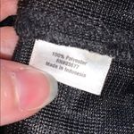 a.n.a  Womens Sweater Top Shirt Faux Fur Boat Neck Pullover Black Pewter Large Photo 9