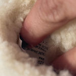 Vineyard Vines Women's Cream Shearling Slippers Embellished Rhinestones Size 9 Photo 8