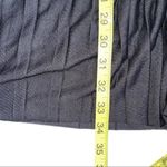 ASOS NWT Black Pleated Long Sleeve Crew Neck Mini Shift Dress Photo 7