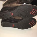 UGG  Women’s Zea Brown Leather Shearling Fur Cuff Waterproof Wedge Ankle Booties Photo 6