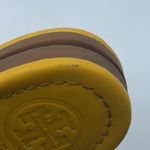 Tory Burch Yellow Leather T strap miller thong sandals 7 Photo 6