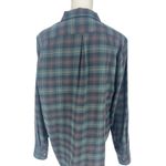 Jenni Kayne Forest Plaid Flannel Shirt Green Size XXL Photo 11