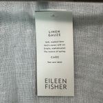 Eileen Fisher NWT Eileen Fisher Women White Linen Gauze Tunic Tank Top XL Tie Waist Boho Photo 3