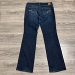 American Eagle  Outfitters Women Stretch Slim Boot Jeans Dark Wash Sz 6 Low Rise Photo 5
