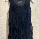 Monoreno Women’s  black sleeveless top‎ size large Photo 6