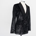 Rachel Zoe . Velvet Shimmer Double Breasted Blazer. Photo 8