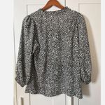 Show Me Your Mumu  Black White Leopard Print Long Sleeve Blouse Womens S Photo 2