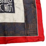 Silk Printed Symbol Scarf Photo 3