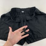 Old Navy Black Linen Blend High Rise Pull On Shorts M Photo 1