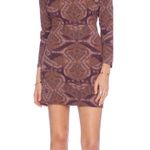 Free People NWOT  Cutout Bodycon Dress Berry Combo Photo 1