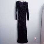 Baltic Born  Madonna Black Sequin Maxi Dress Photo 2