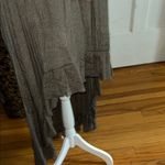 Love Culture Elegant Brown Strapless Maxi Dress Photo 2