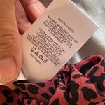 EXPRESS  Women's Terracotta Leopard Print V-Neck Cuffed Sleeve Blouse Small Photo 4