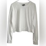 Sweaty Betty  Light white Crewneck Top Photo 1