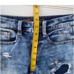 Arizona Jeans Arizona Blue Denim Distressed Women Shorts Photo 5