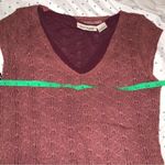 DKNY JEANS Rust Color V Neck Blouse size petite Photo 7