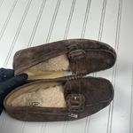 UGG  Brown Suede Moccasin Slippers Women’s Size 7.5 Photo 6