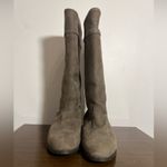 L.L.Bean  Suede Riding Boots Tall Taupe Size 8 Made In Canada Photo 7