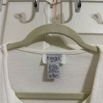 Teddi Cream Cottagecore Cardigan Rose Floral Embroidery 3D Built In Tank White Size L Photo 5