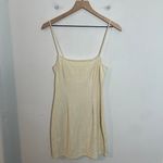 Saylor - Tirzah Pointelle Knit Spaghetti Strap Square Neck Sheath Mini Dress Photo 1