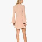 The Fifth Label beige Jeanne mini dress bell long sleeve button down size small Photo 2