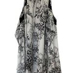 Kate & Mallory White & Black Cold Shoulder Long Sleeve Top Women Size XL | 9-14 Photo 2