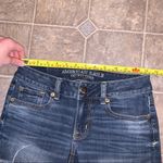 American Eagle Shortie Denim Cutoff Shorts // Size 0 Photo 4