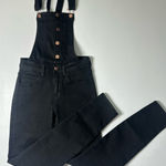 Guess  Black Denim Overalls with Copper Hardware, Sz: 25 (b46) Photo 0