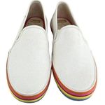 Keds x Kate Spade Double Decker Sneakers White Size 6 Slip-On Flat Canvas Loafer Photo 0