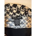 DFA New York Sweater Dress Medium Black Houndstooth Career Modest Knit Photo 2