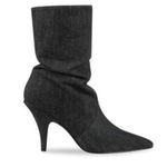 Kendall + Kylie Callie Denim Zip Booties, Navy Size 8 New w/o Box Retail $268 Photo 0