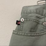 Ralph Lauren Polo Jeans Company Green Mid Rise Straight Leg Cropped Pants 12 Photo 4