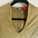 Akira Olive Suede Bodycon Dress - size M Photo 1