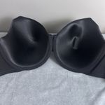 Parfait Bra US Size 38H Lined Molded Cups Black Shimmer Stripes Underwire Photo 4