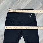 Gymshark Fraction Graphic Logo Leg High Rise Athletic Leggings Black Small Photo 6